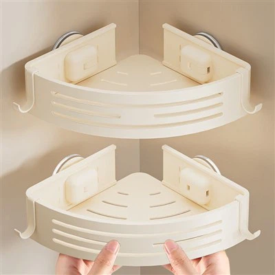 Ugaona usisna tuš polica